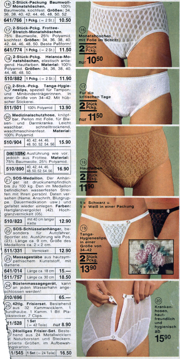 vintage panties catalogue